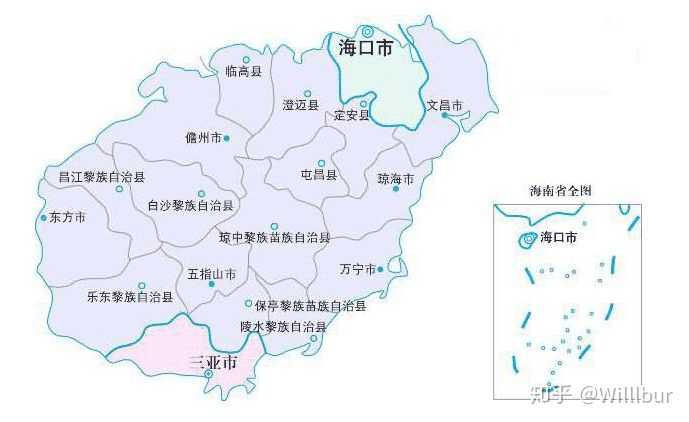 而海南省目前只有4个地级市,分别是:海口,三亚,儋州,三沙.