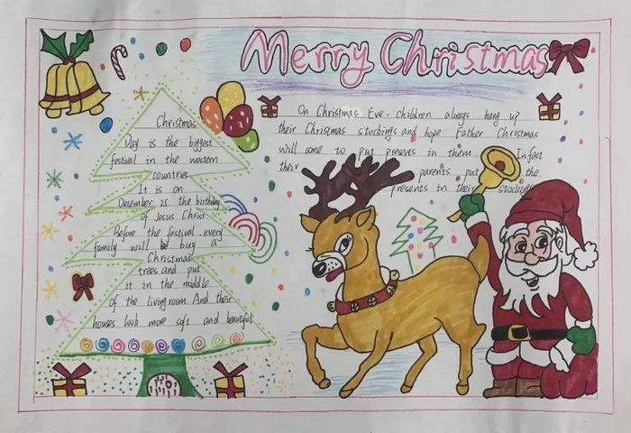 五年级圣诞节英语手抄报