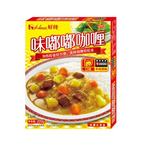 好侍(house)味嘟嘟牛肉咖喱 200g/盒 咖喱块 原味 日式速食拌饭酱