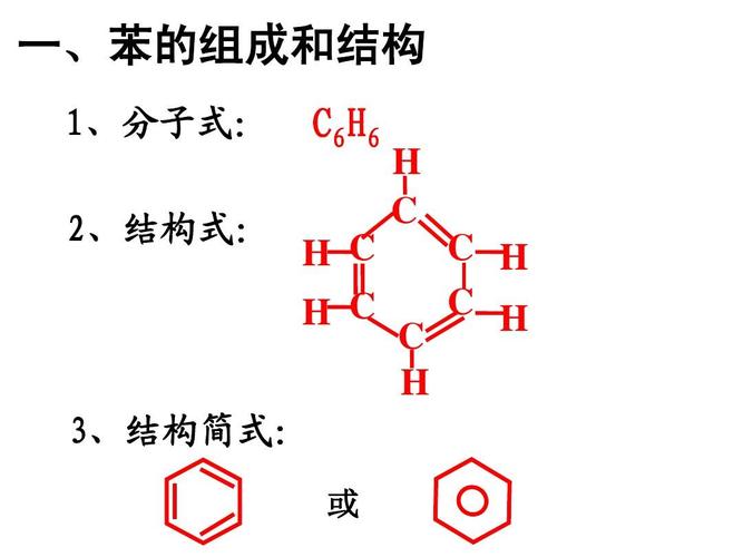 一,苯的组成和结构 1,分子式: 2,结构式: c 6h 6 h c h c h c c h c h