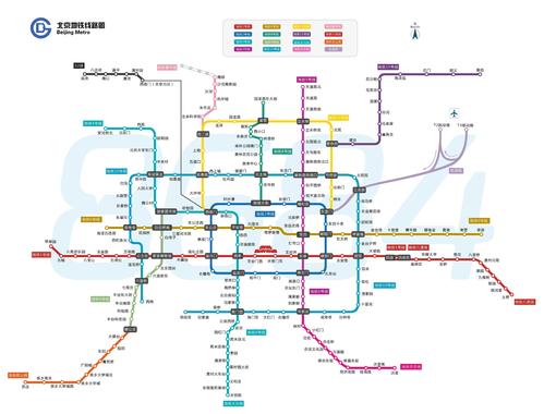 2013年最新北京地铁线路图