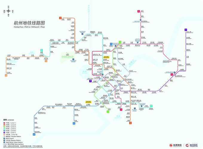 杭州地铁线路图_运营时间票价站点_查询下载 - 地铁图
