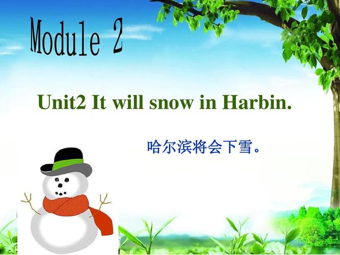哈尔滨将会下雪.