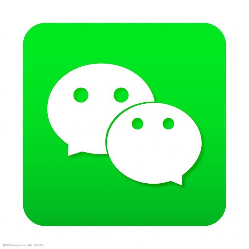 绿色微信聊天软件logo图标