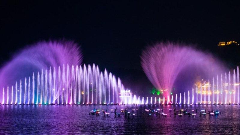 郓城南湖公园喷泉时间
