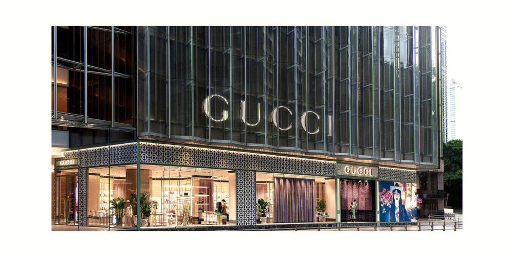 gucci香港中环置地广场旗舰店重新开幕
