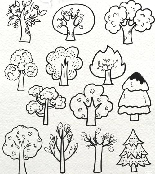 树的十二种画法