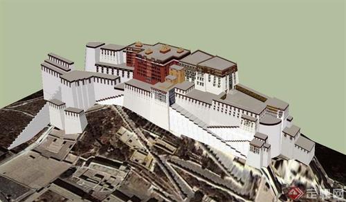 布达拉宫建筑结构分析