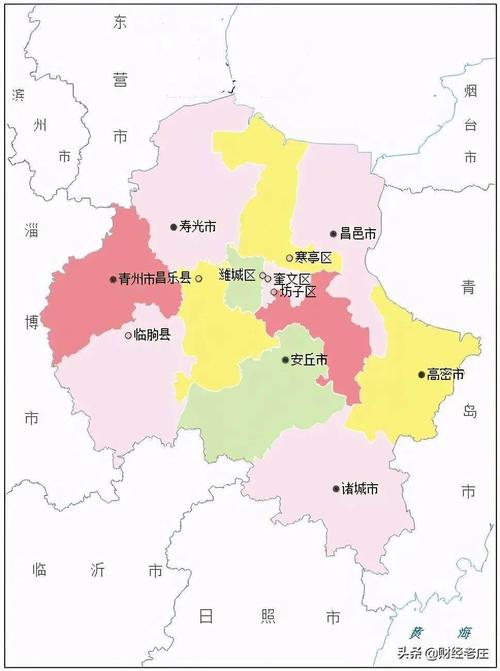 山东潍坊地图全图