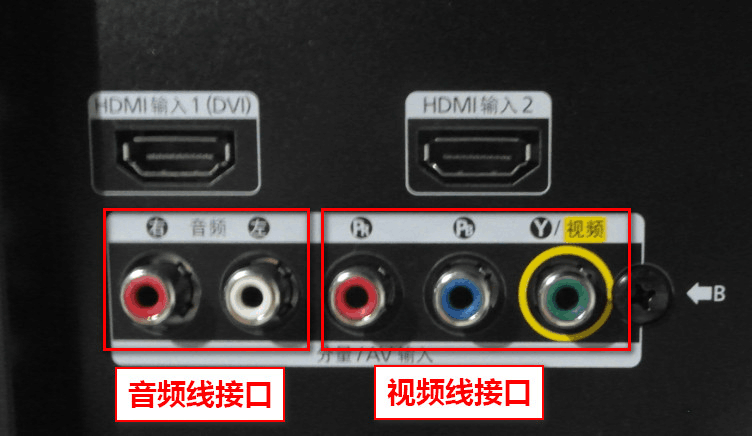 eh5000系列液晶电视如何通过分量方式连接dvd