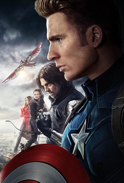 美国队长3 captain america: civil war的海报