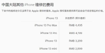 iphone13保修期是多长-配件保修价格是多少