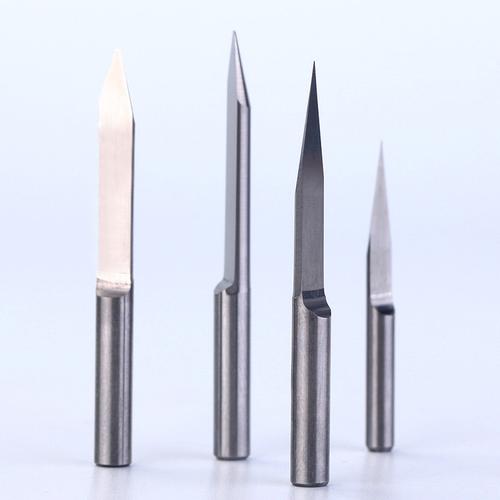 浮雕尖刀平底铣刀钨钢木工刀具雕刻机雕刻刀