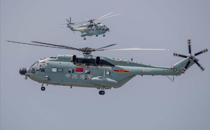 中国海军大型舰艇的逐步服役,大型两栖登陆舰艇等具有操作大型直升机