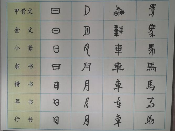中华汉字——字体的演化