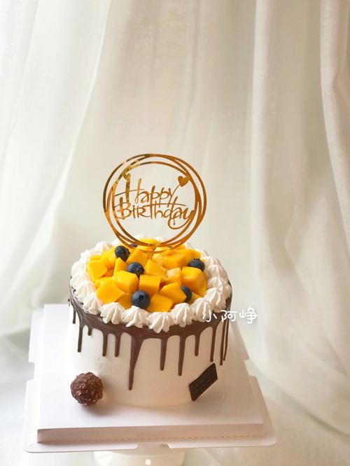 水果巧克力淋面蛋糕武汉同城生日蛋糕