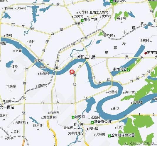 广西南宁西乡塘区地图全图高清版