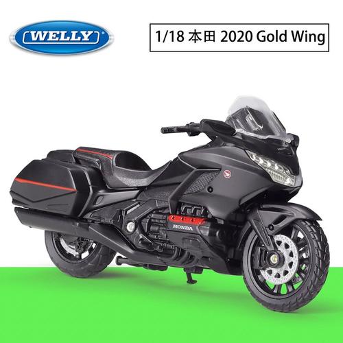 威利welly112本田金翼2020款goldwing重机摩托车仿真合金模型