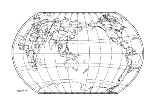 空白世界地图