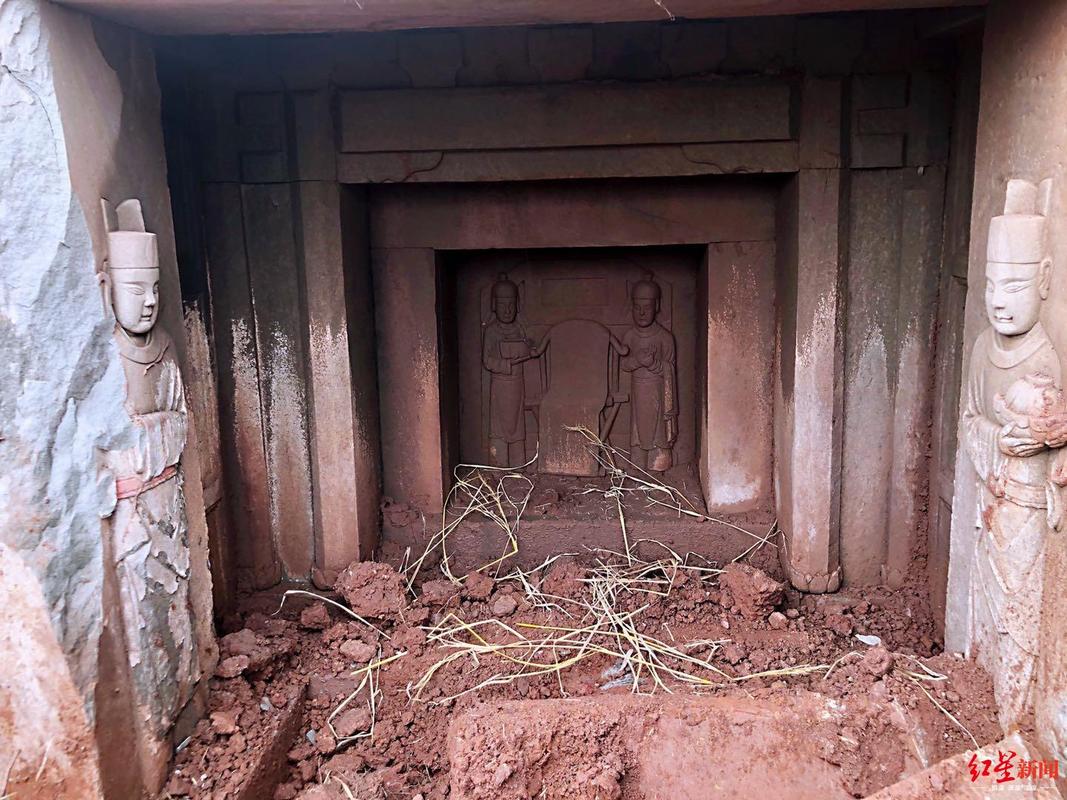 青龙白虎武士四川泸州工地发现古墓初步判断为宋代墓葬
