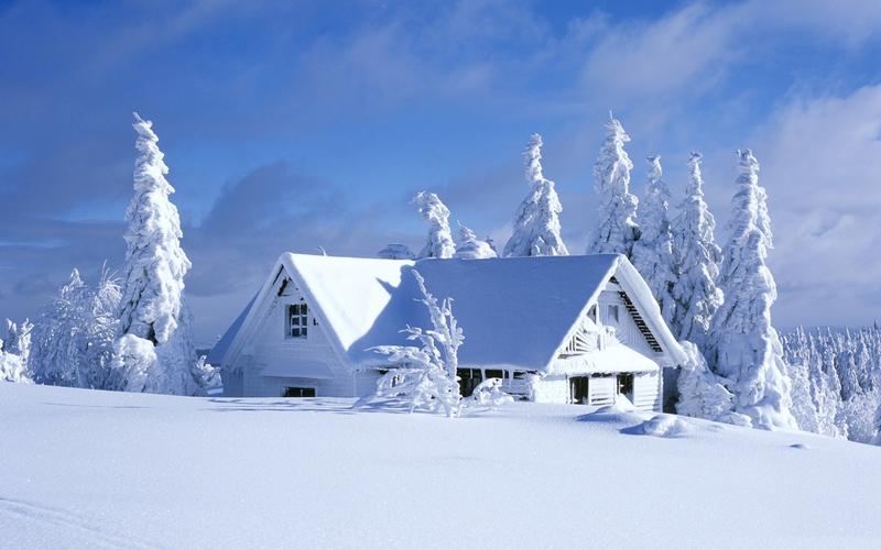 唯美冬季纯爱冰天雪地浪漫雪景自然风光桌面壁纸(二)