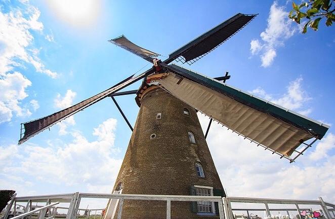 其它 欧洲四国游轮之旅(八)荷兰 写美篇小孩堤防风车群建于1740年