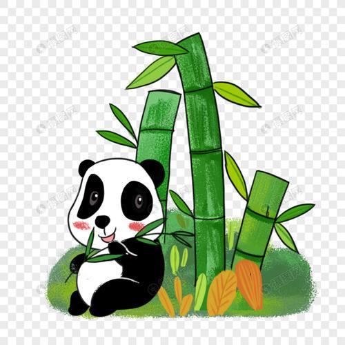 熊猫和竹子图片简笔画 熊猫和竹子图片简笔画铅笔画