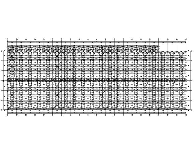 单层钢结构工业厂房cad资料下载-某钢结构工业厂房结构施工图(cad)