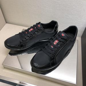 海外代购 prada/普拉达新款系带板鞋休闲鞋运动鞋平底鞋低帮男鞋