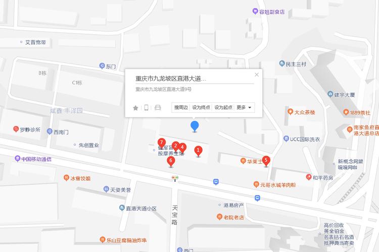 重庆市九龙坡区直港大道联防食店在哪里