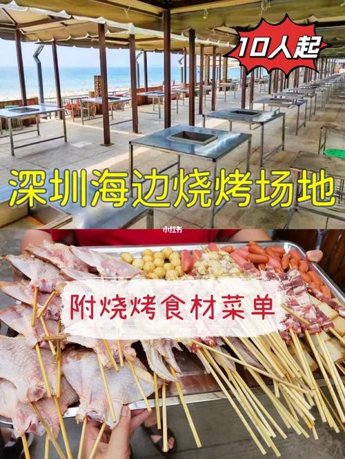 深圳海边烧烤场地聚会团建好去处附食材