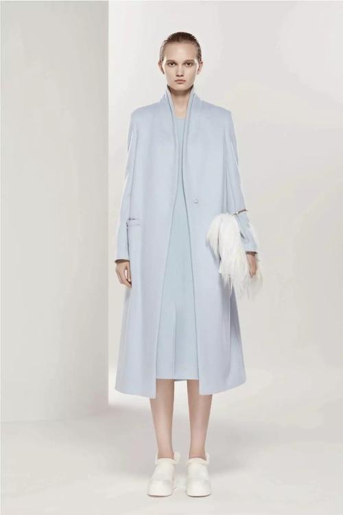 高品质大衣 marisfrolg玛丝菲尔女装2016冬装大衣外套搭配