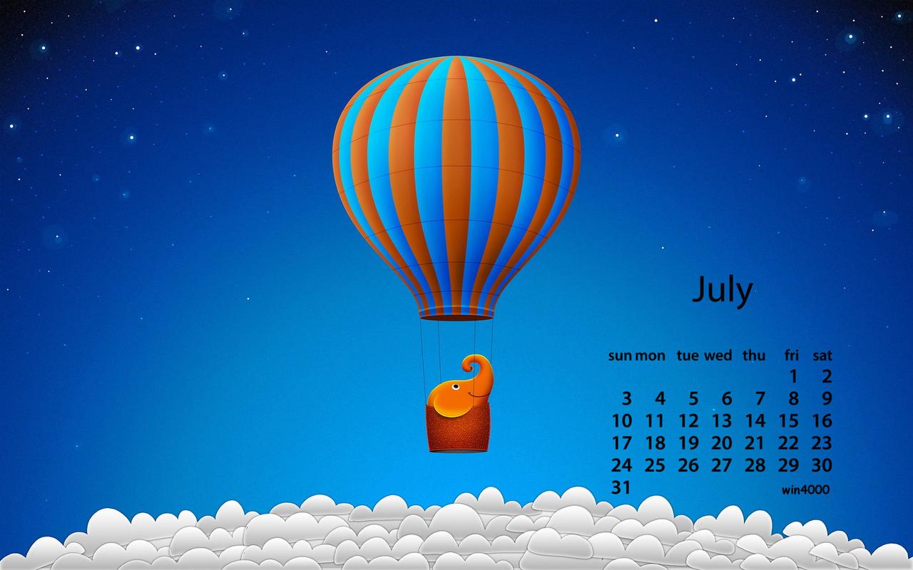 2015年7月和8月的日历
