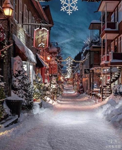 宛若仙境的欧洲小镇一到冬天欧洲下雪临近圣诞