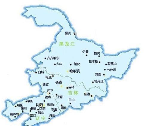 东北三省地图全图高清版大图