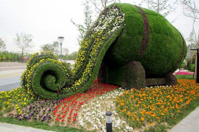 仿真绿雕景观大型绿植设计定制卡通动植物雕塑