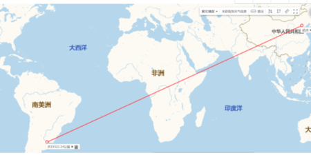 中国到阿根廷多少公里?