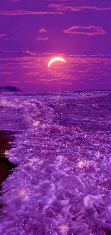 仙气飘飘紫色系头像,淡雅紫色壁纸图片