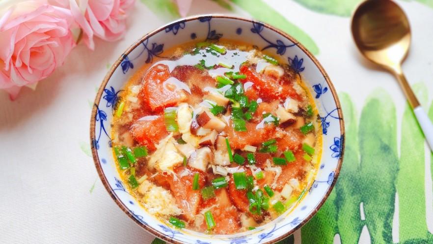 西红柿香菇做汤的做法大全