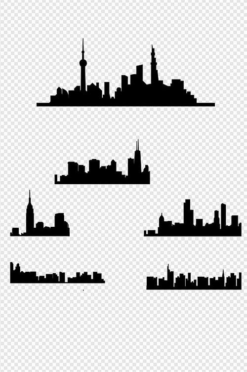 城市剪影设计元素