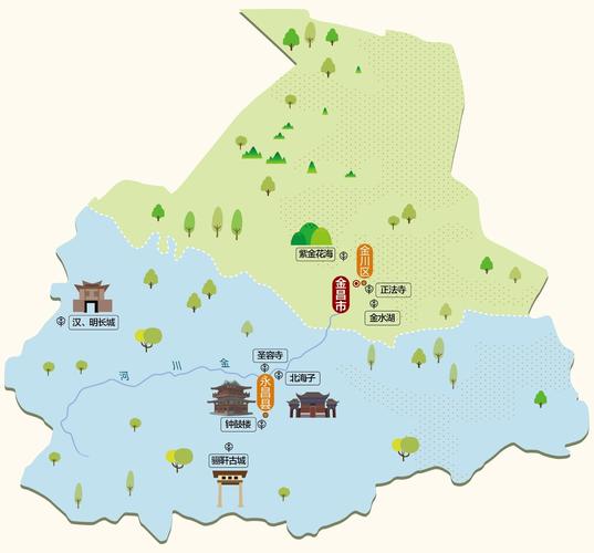 金昌市城区地图