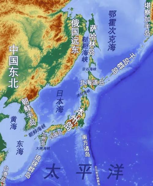 地图看世界从地理条件来看日本的优势和劣势