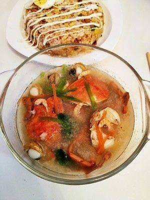 海鲜汤的做法和步骤图解-海鲜汤怎么做好吃的家常菜谱-菜谱大全-乐