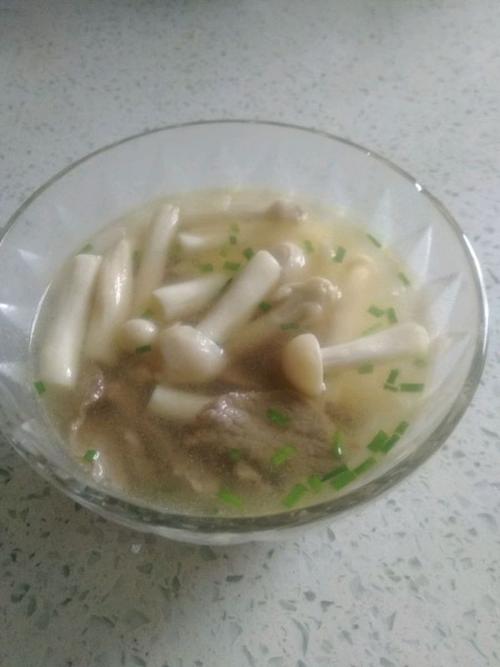 海鲜菇炖鹅汤
