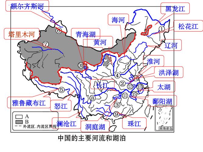 中国地理河流水系图,中国地理地图河流-图片大观-奇异网