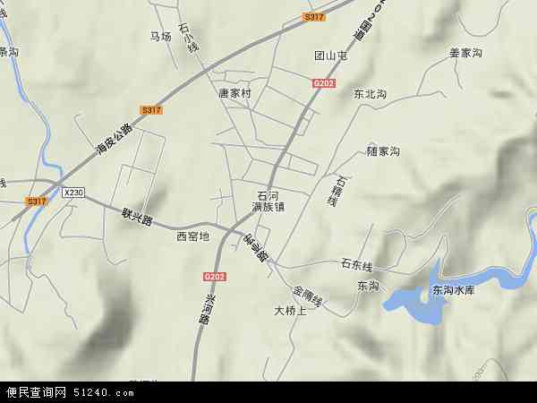 中国 辽宁省 大连市 普兰店市 石河本站收录有:2021石河卫星地图高清