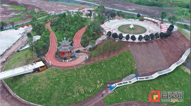自贡高峰公园预计10月份建成开园