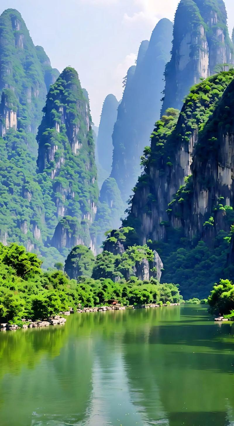 桂林山水风景,#图文热点来了 , 桂林山水,天造地设的自然奇 - 抖音