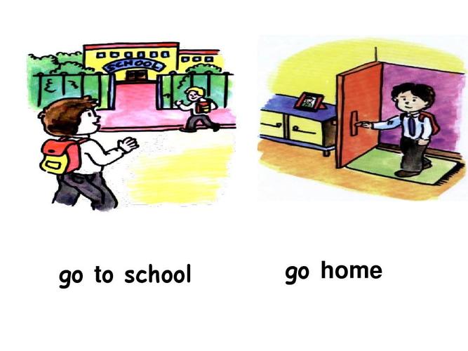 go to school go home