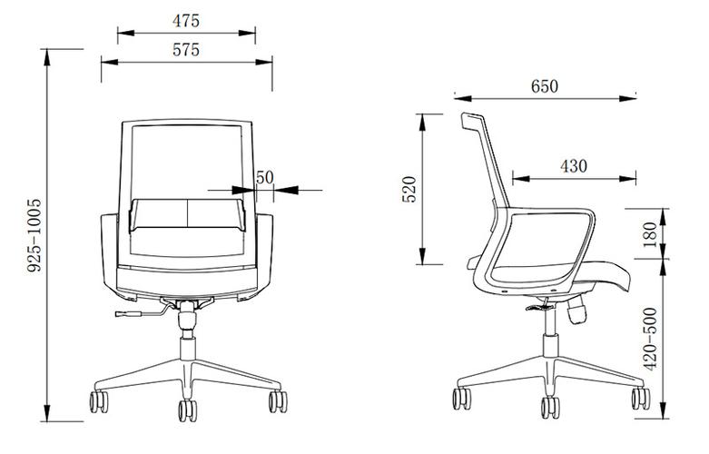 办公电脑椅家用老板转椅座椅子护腰办公椅黑白色转椅网布舒适久坐